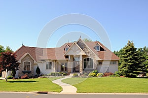 Modern Suburban House photo