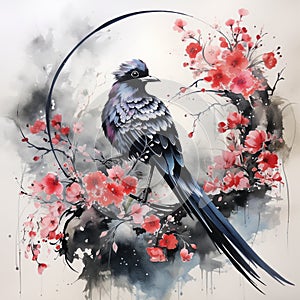 Modern Sumi-e Painting