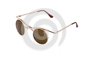 Modern sunglasses isolated.