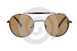 Modern sunglasses isolated.