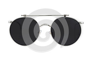 Modern sunglasses isolated.