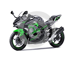 Modern super sports bike team Moto gp speed race vector sticker decal strip livery simple template creative illustration isolated