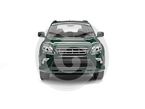 Modern SUV - dark forest green