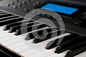 Modern Synthesizer - Piano Keyboard photo