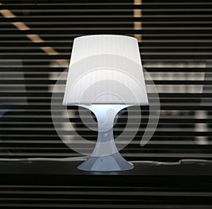 Modern table top reading lamp