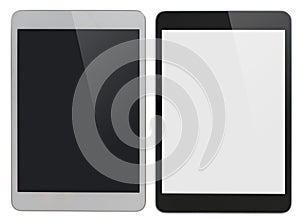 Modern tablet PC similar to ipad isolated with