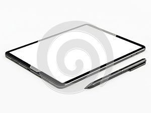 Modern tablet with stylus