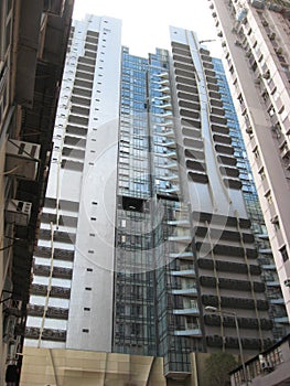 Modern tall buildings in central, main island, Hong Kong