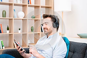 Modern technologies connection home relax concept