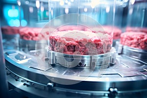 Modern technology in agriculture - meat grown meat in bioreactor