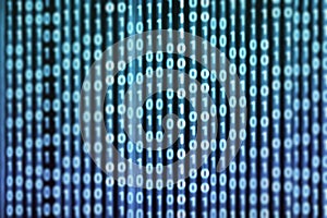 Modern technology background. Binary code. Digital image