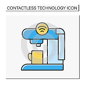Modern technology color icon