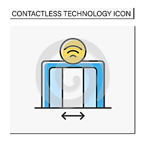 Modern technology color icon