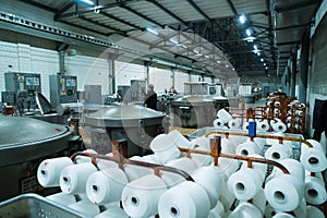 Modern technology in dyeing yarns with Machines for Textile Industry, Dyeing Machine Chemical Tanks photo