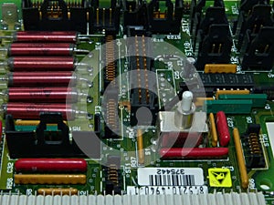 Close up of a used circuit board 3