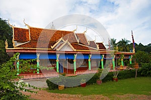 Modern temple near Bakong temple, Roluos Group, Siem Reap