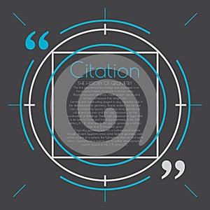 Modern text bubble. Text, link, comment.