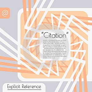 Modern text bubble. Text, link, comment. Design element with a text bubble