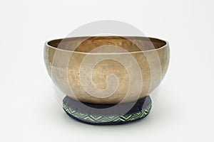 Modern Tibetan Singing Bowl with cushion