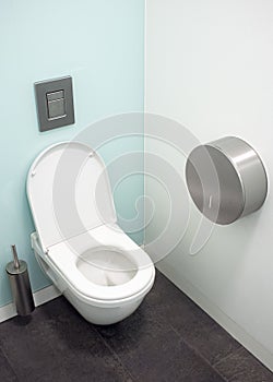 Modern toilet cubicle