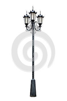 Modern torch in old-fashioned style