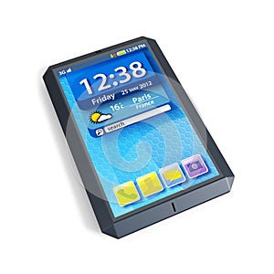 Modern touchscreen smartphone