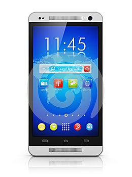 Modern touchscreen smartphone