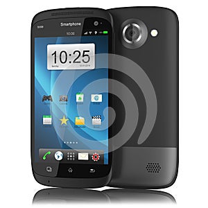 Modern touchscreen smartphone.