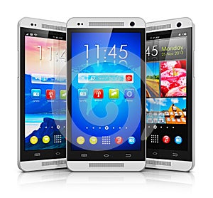 Modern touchscreen smartphones