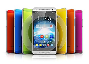 Modern touchscreen smartphones