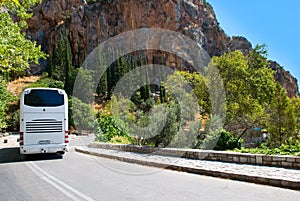 The modern tourist bus