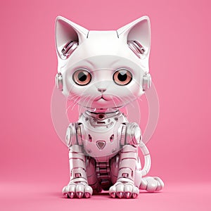 Modern toy robot cat