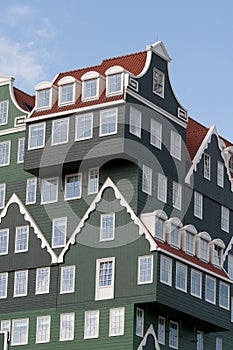 Modern and traditional Dutch architecture