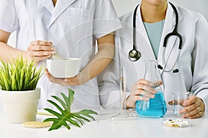 Modern and traditional medical, Alternative organic herbal drug and chemical medicine.