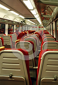 Modern train carriage