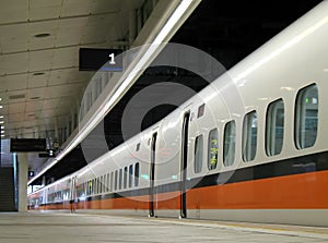 Modern Train Carriages at