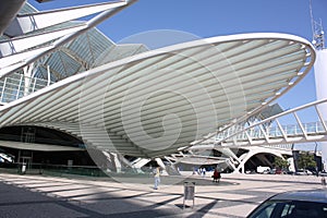 Modern Train and Subway Station