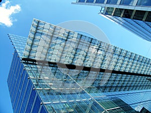 Modern transparent office building