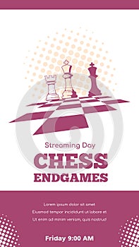 Modern Trendy Story Template for Chess Streaming