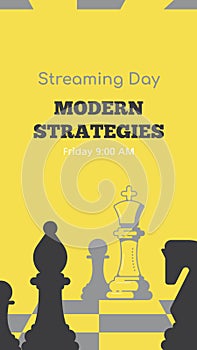 Modern Trendy Story Template for Chess Streaming