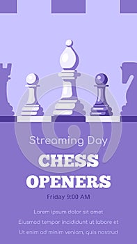 Modern Trendy Story Template for Chess Streaming