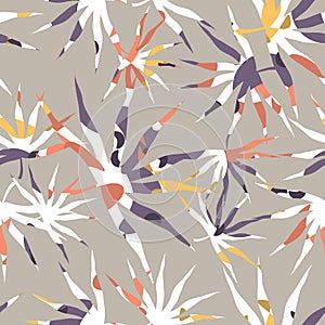 Modern tropical shapes pattern.Modern vector design for paper, cover, fabric, interior decoration