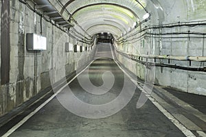 Modern tunnel for road vehicles transportation