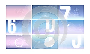 Modern UI screen design for mobile app with web elements.