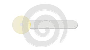 Modern UI Slider Bar Vector Element, vector design Generative AI