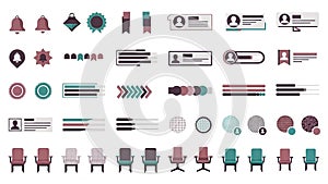 Modern UI UX Design Elements and Icons Set