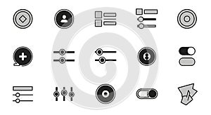 Modern UI and UX Icon Set for Web and App Design