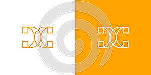 Modern and unique DC logo design