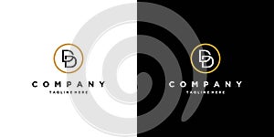 Modern and unique DD logo design