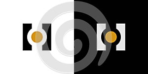 modern and unique H logo design photo